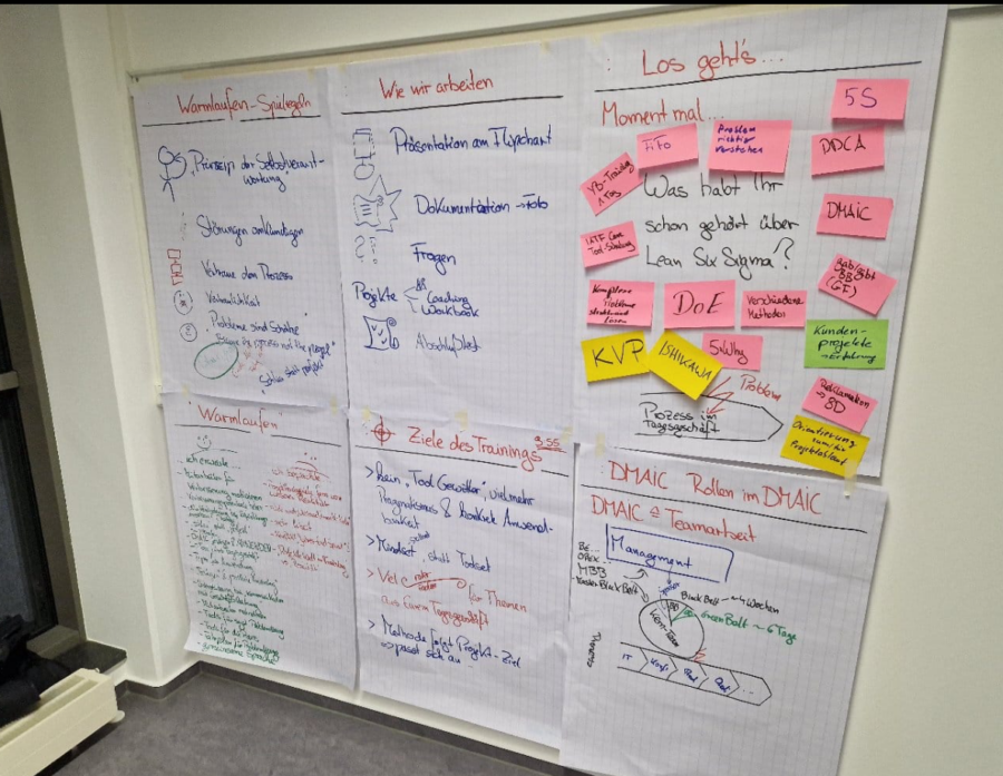Green Belt Trainingsprogramm in einem Pharmaunternehmen